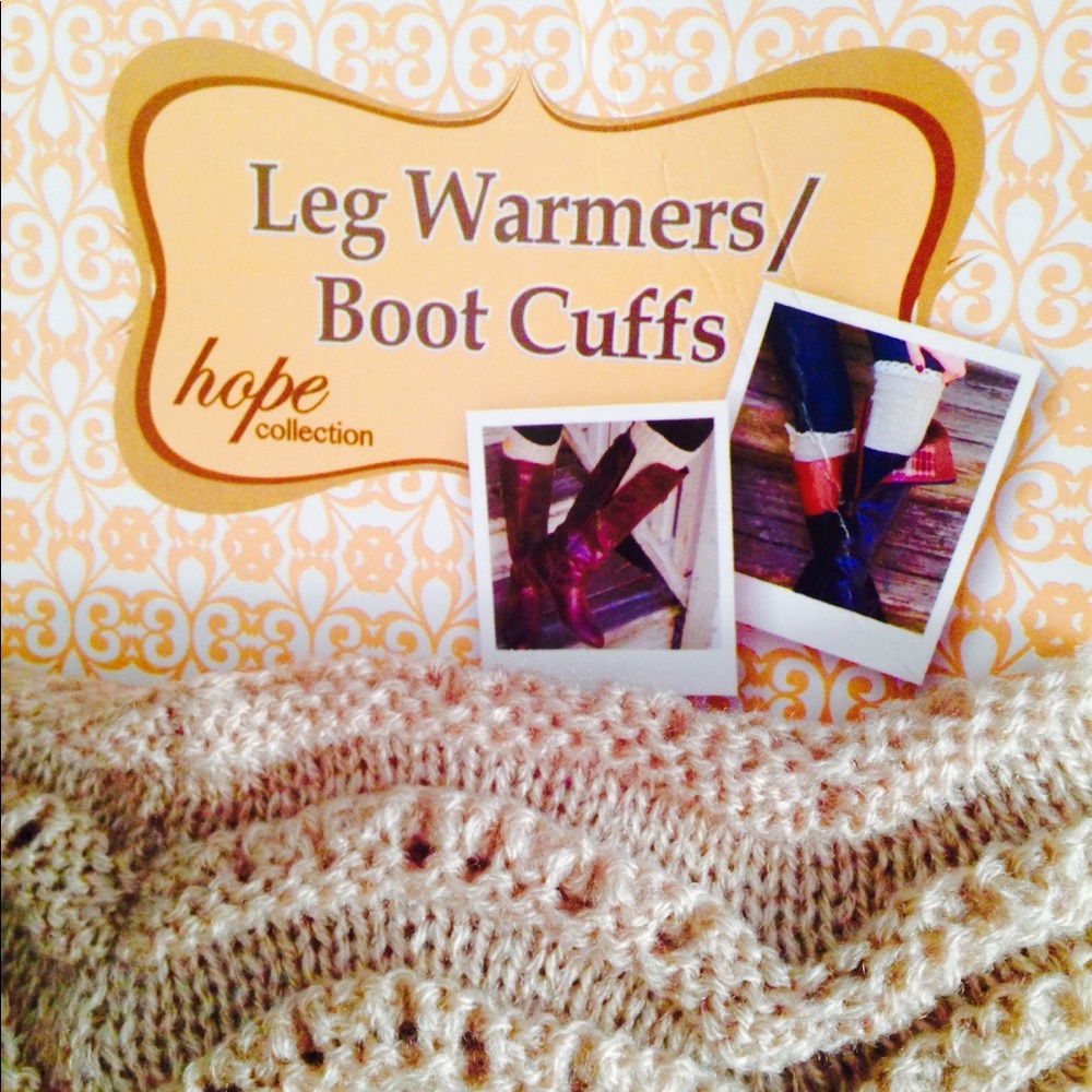 Cute Cute Cute Boot Cuffs in Beige